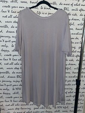 Universal Standard for J Crew Gray Crewneck Tee